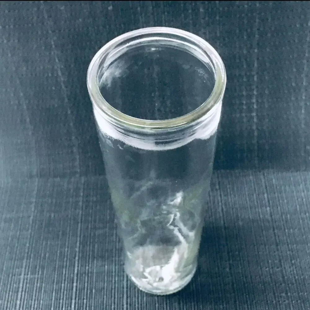 Small Clear Glass Cylinder Vase